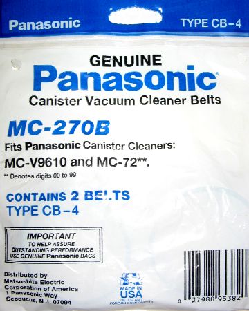 Panasonic CB-4 Belt ,2 Pack